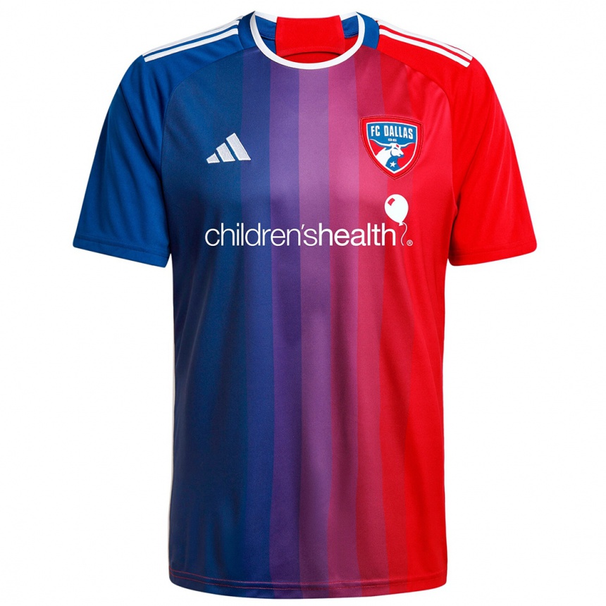 Kids Football Ian Charles #0 Blue Red Home Jersey 2024/25 T-Shirt