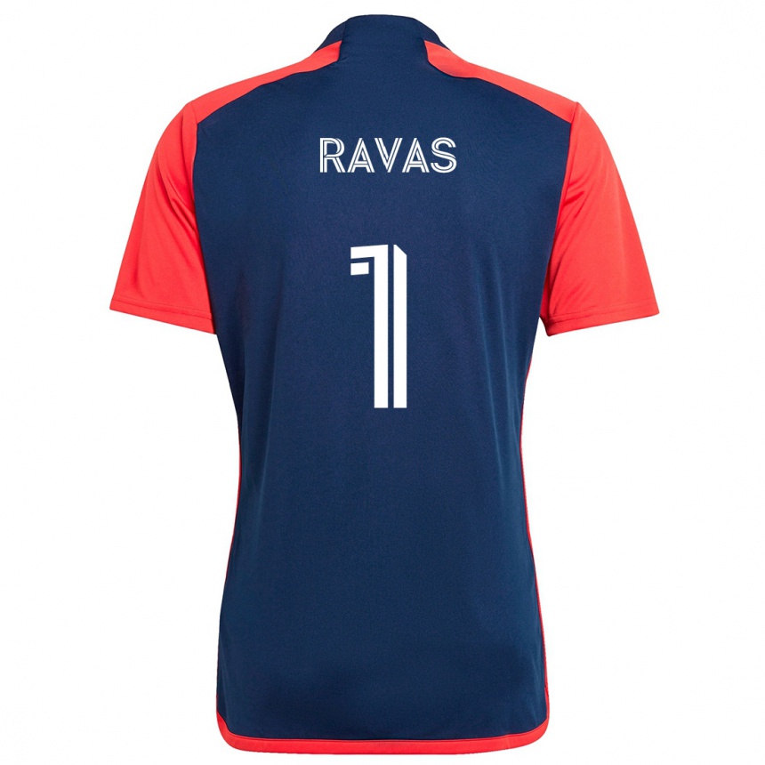 Kids Football Henrich Ravas #1 Blue Red Home Jersey 2024/25 T-Shirt