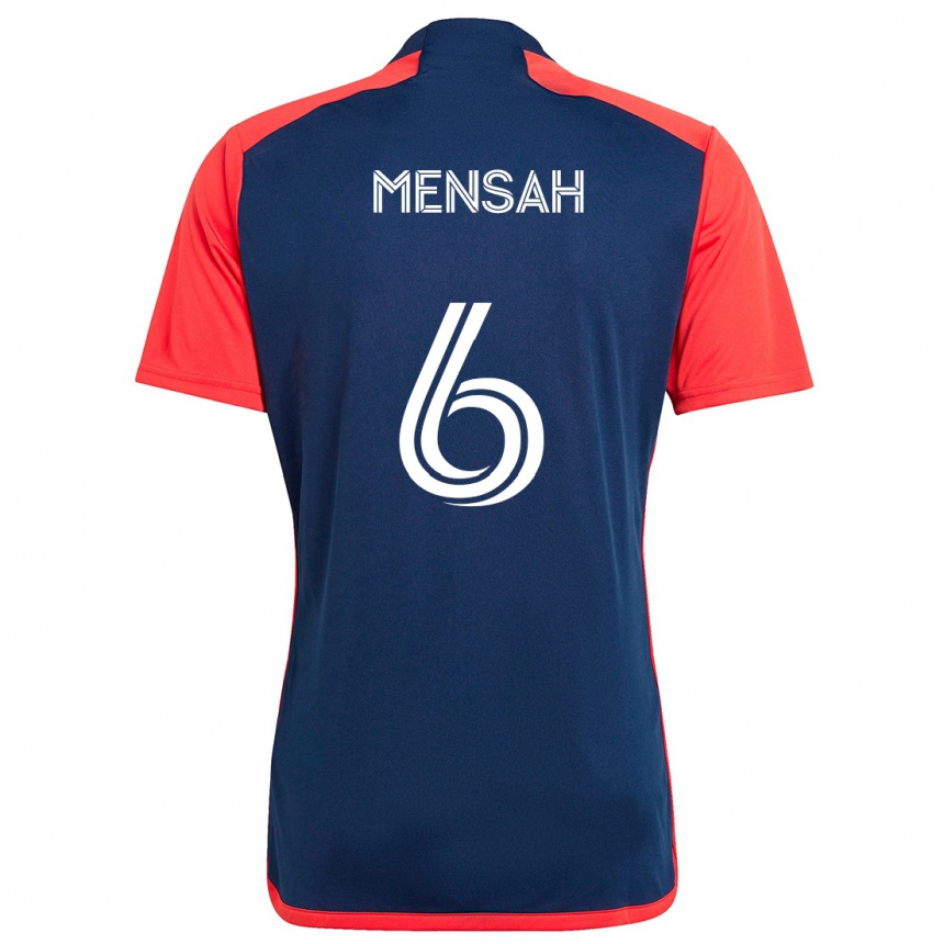 Kids Football Jonathan Mensah #6 Blue Red Home Jersey 2024/25 T-Shirt