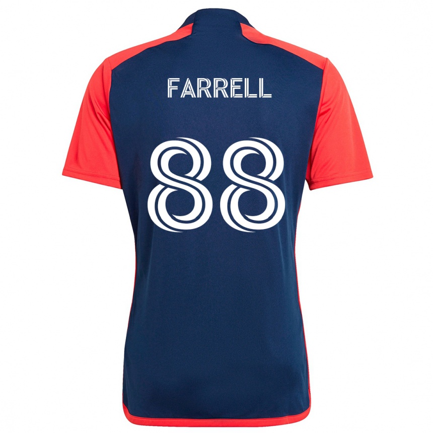 Kids Football Andrew Farrell #88 Blue Red Home Jersey 2024/25 T-Shirt