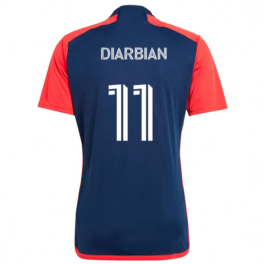 Kids Football Gevork Diarbian #11 Blue Red Home Jersey 2024/25 T-Shirt