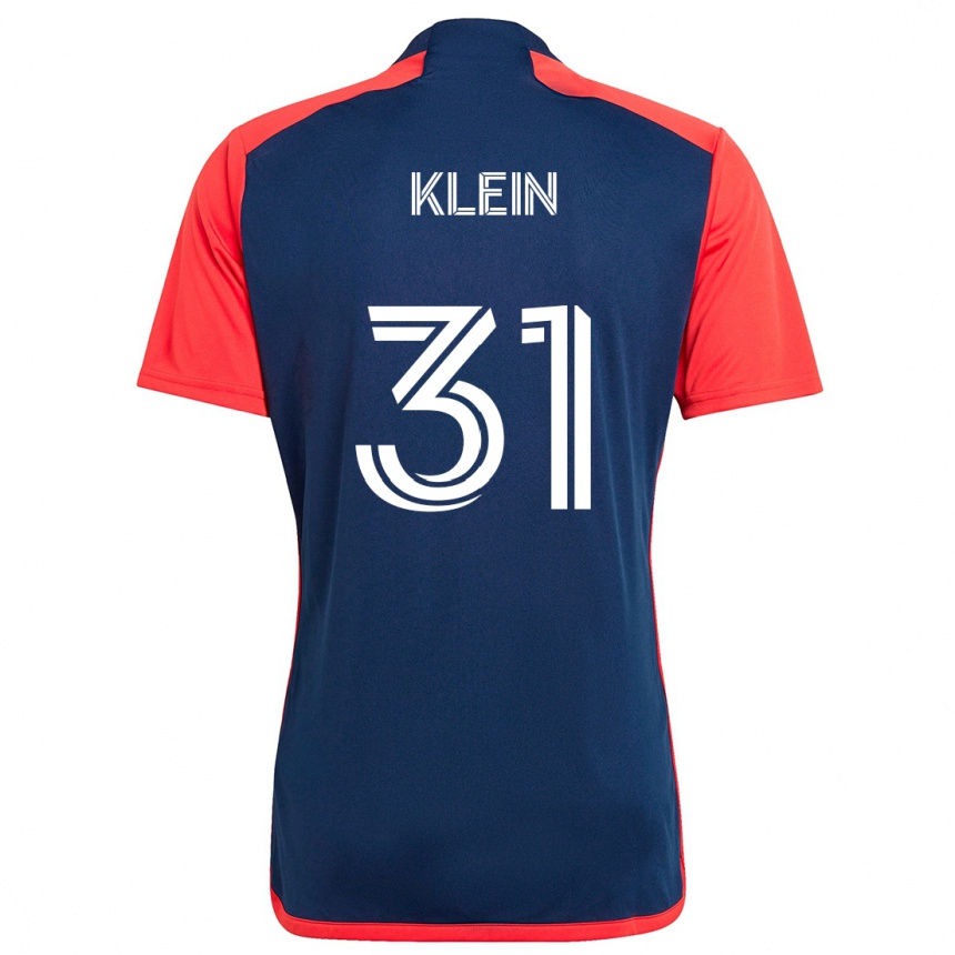 Kids Football Eric Klein #31 Blue Red Home Jersey 2024/25 T-Shirt