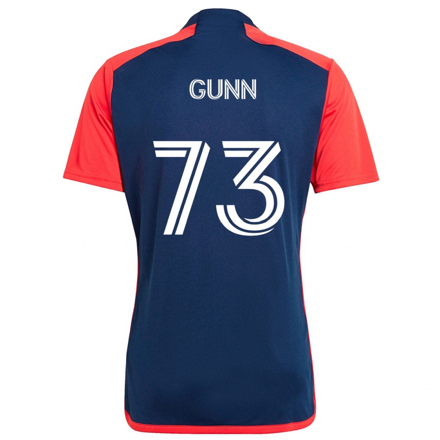 Kids Football Jd Gunn #73 Blue Red Home Jersey 2024/25 T-Shirt