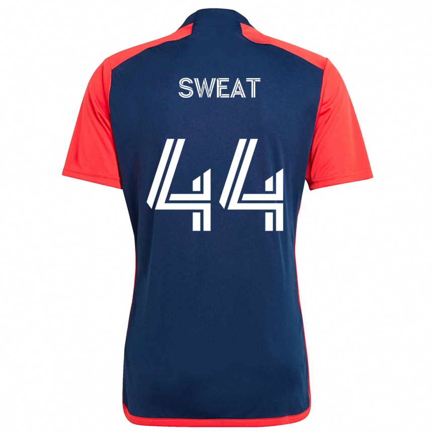 Kids Football Ben Sweat #44 Blue Red Home Jersey 2024/25 T-Shirt