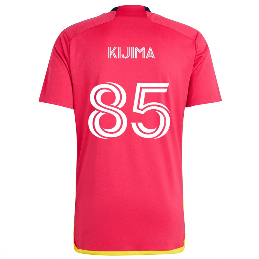 Kids Football Hosei Kijima #85 Red Blue Home Jersey 2024/25 T-Shirt