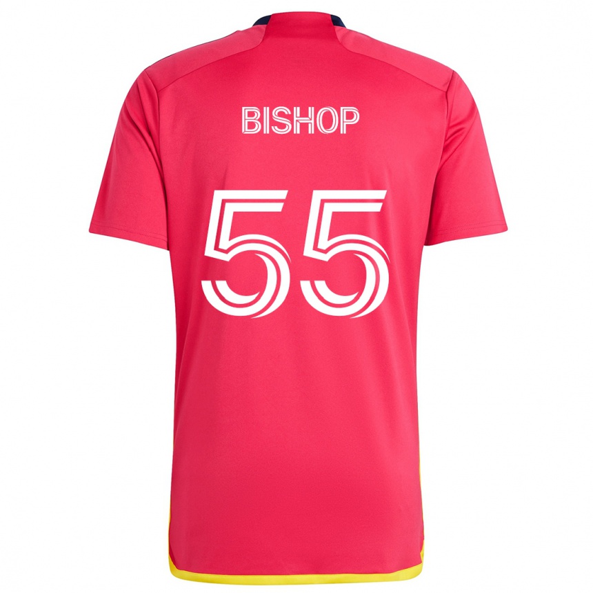 Kids Football Nick Bishop #55 Red Blue Home Jersey 2024/25 T-Shirt