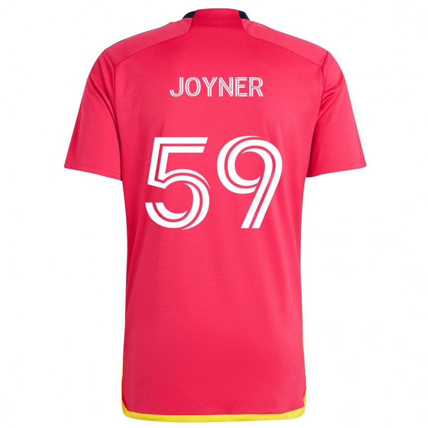 Kids Football Mykhi Joyner #59 Red Blue Home Jersey 2024/25 T-Shirt