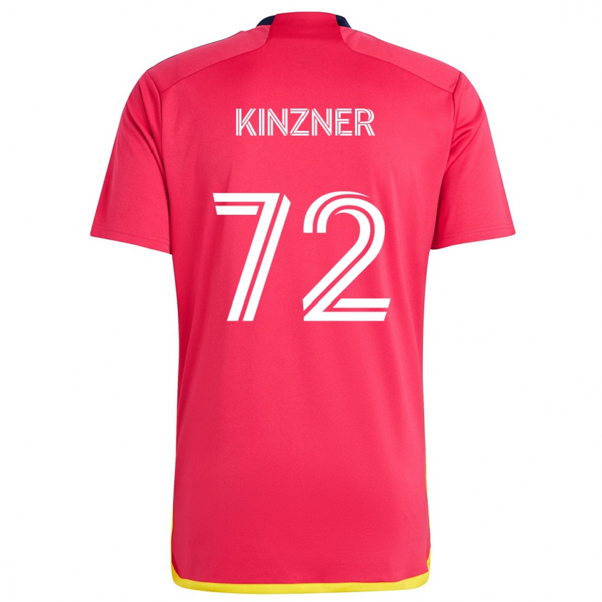 Kids Football Eric Kinzner #72 Red Blue Home Jersey 2024/25 T-Shirt