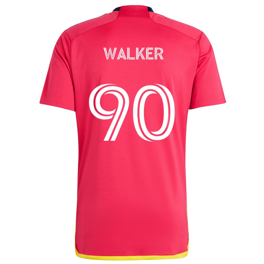 Kids Football Eric Walker #90 Red Blue Home Jersey 2024/25 T-Shirt