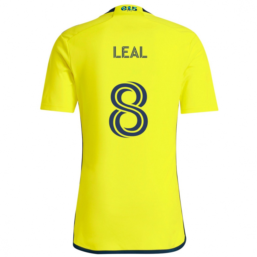 Kids Football Randall Leal #8 Yellow Blue Home Jersey 2024/25 T-Shirt