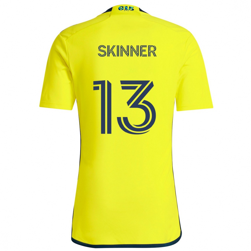 Kids Football Joey Skinner #13 Yellow Blue Home Jersey 2024/25 T-Shirt