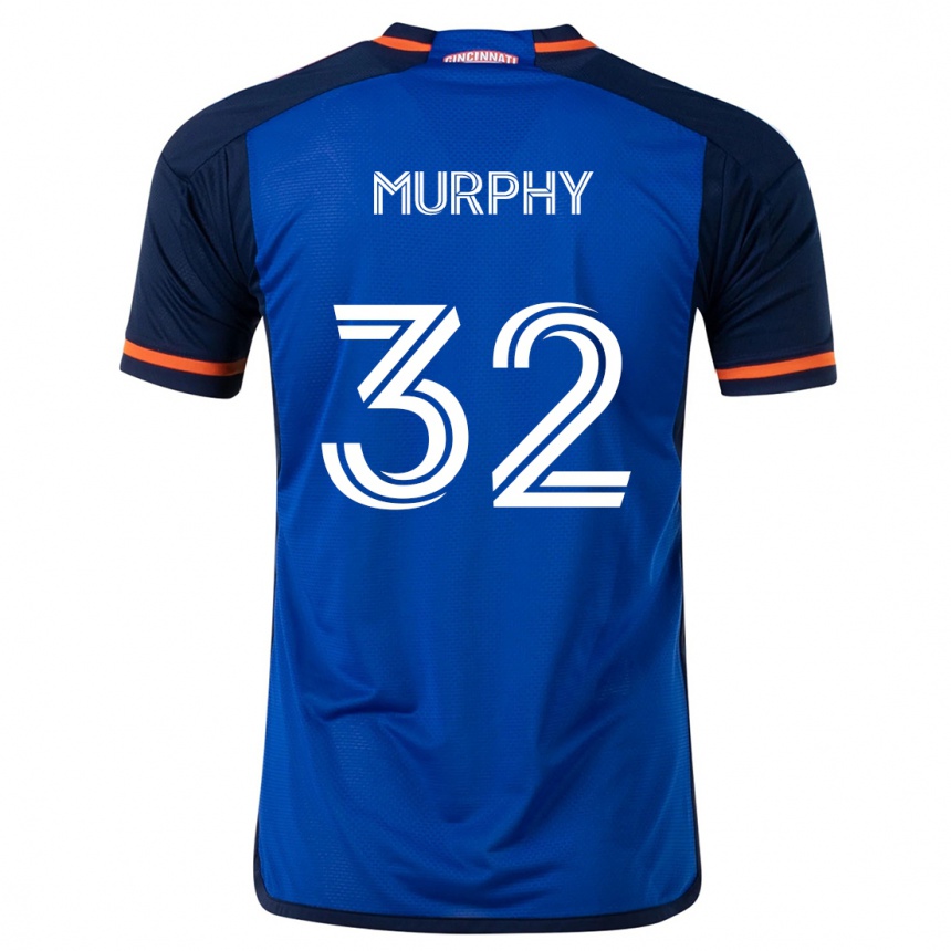 Kids Football Ian Murphy #32 Blue White Home Jersey 2024/25 T-Shirt