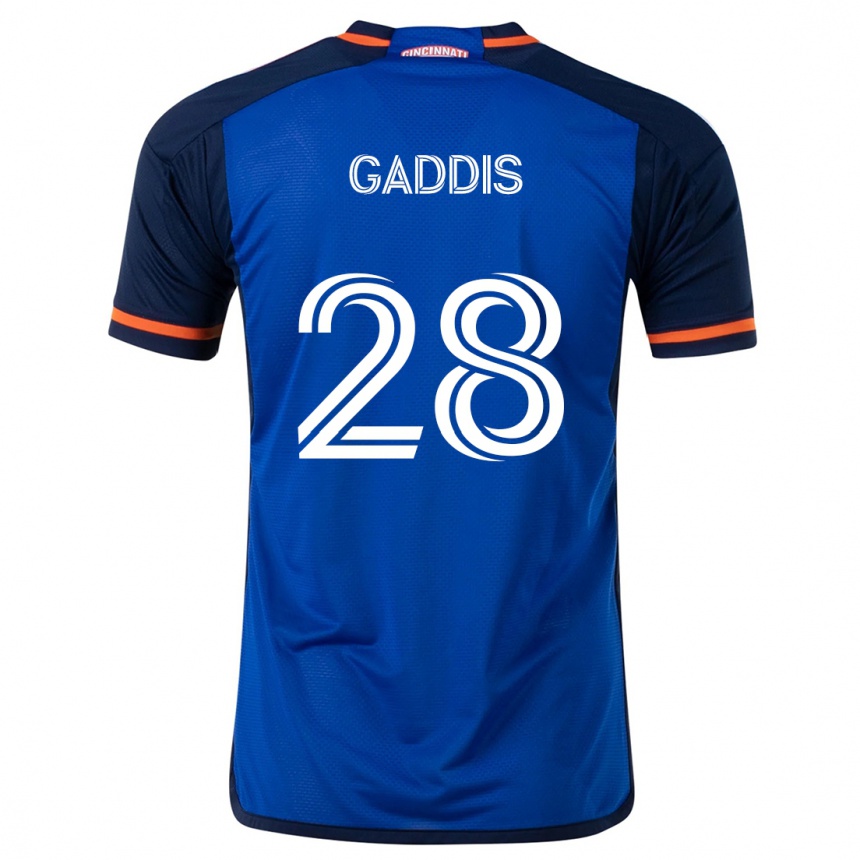 Kids Football Raymon Gaddis #28 Blue White Home Jersey 2024/25 T-Shirt