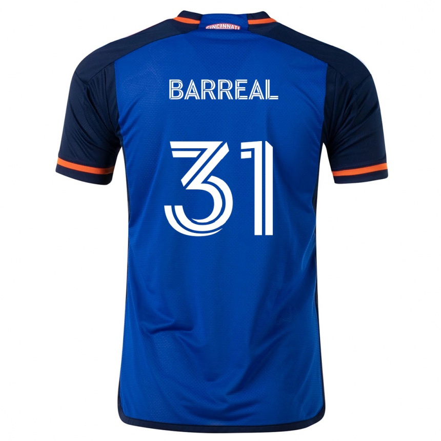 Kids Football Álvaro Barreal #31 Blue White Home Jersey 2024/25 T-Shirt