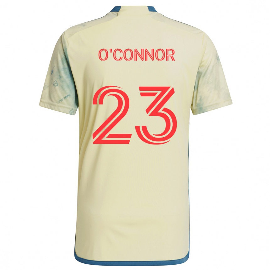 Kids Football Aidan O'connor #23 Yellow Red Blue Home Jersey 2024/25 T-Shirt