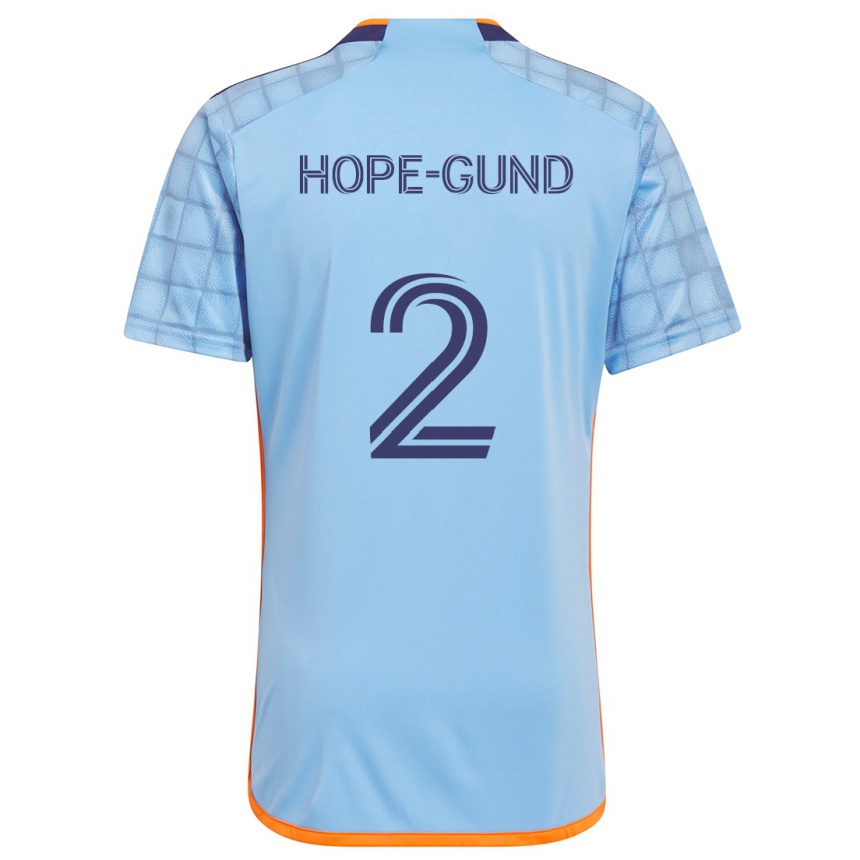 Kids Football Rio Hope-Gund #2 Blue Orange Home Jersey 2024/25 T-Shirt