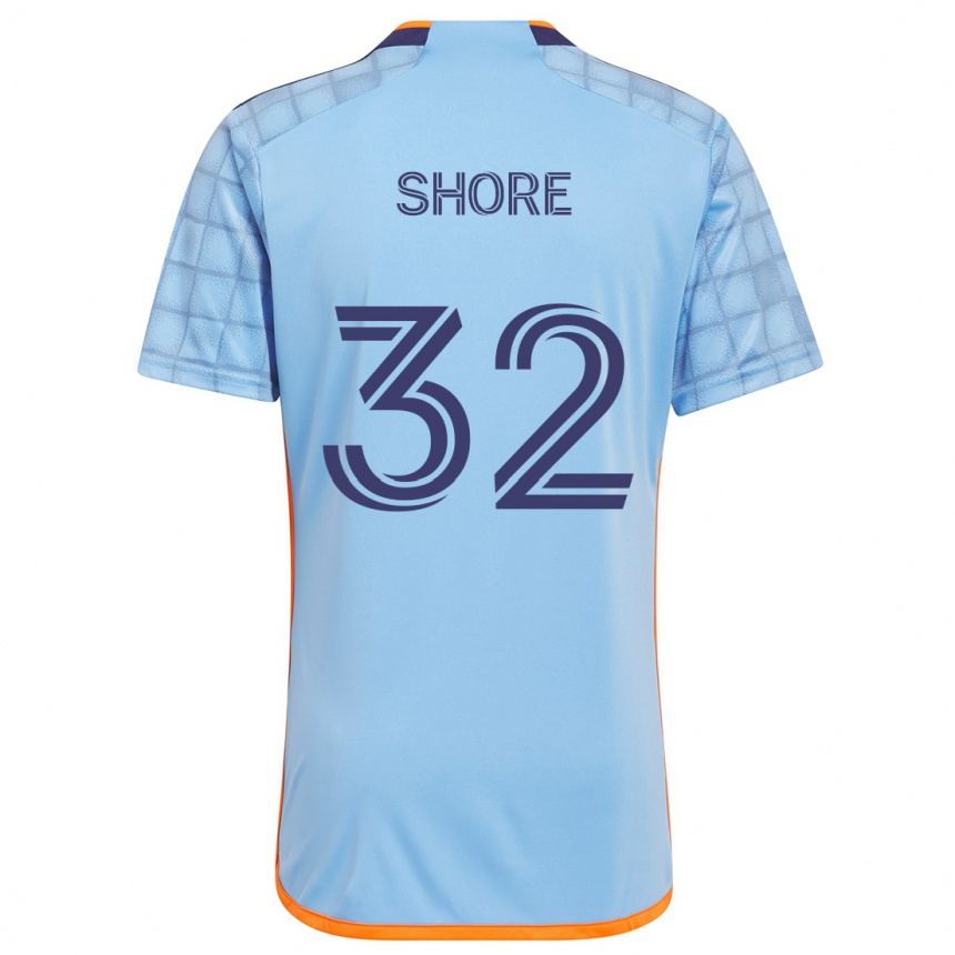 Kids Football Jonathan Shore #32 Blue Orange Home Jersey 2024/25 T-Shirt