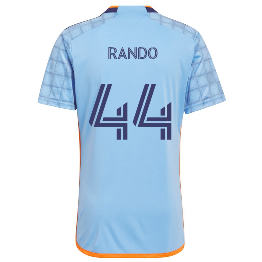 Kids Football Alex Rando #44 Blue Orange Home Jersey 2024/25 T-Shirt