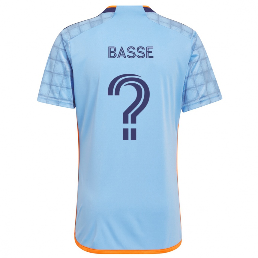 Kids Football Adam Basse #0 Blue Orange Home Jersey 2024/25 T-Shirt