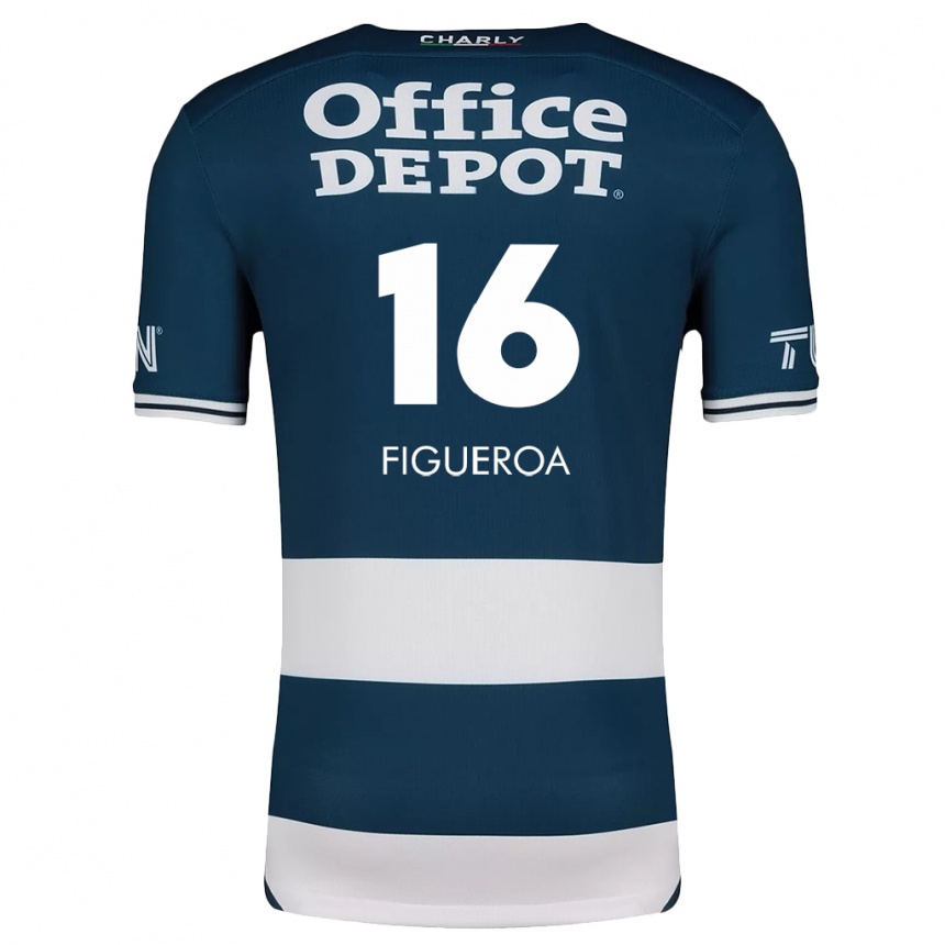 Kids Football Antonio Figueroa #16 Blue White Home Jersey 2024/25 T-Shirt