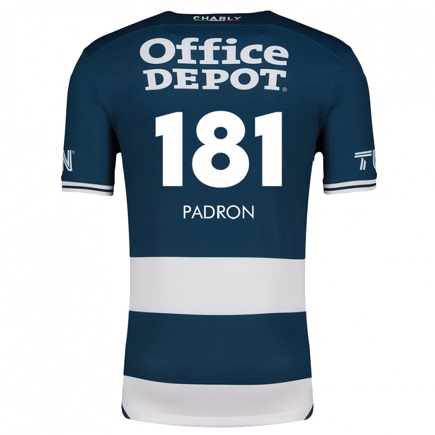 Kids Football Romeo Padrón #181 Blue White Home Jersey 2024/25 T-Shirt