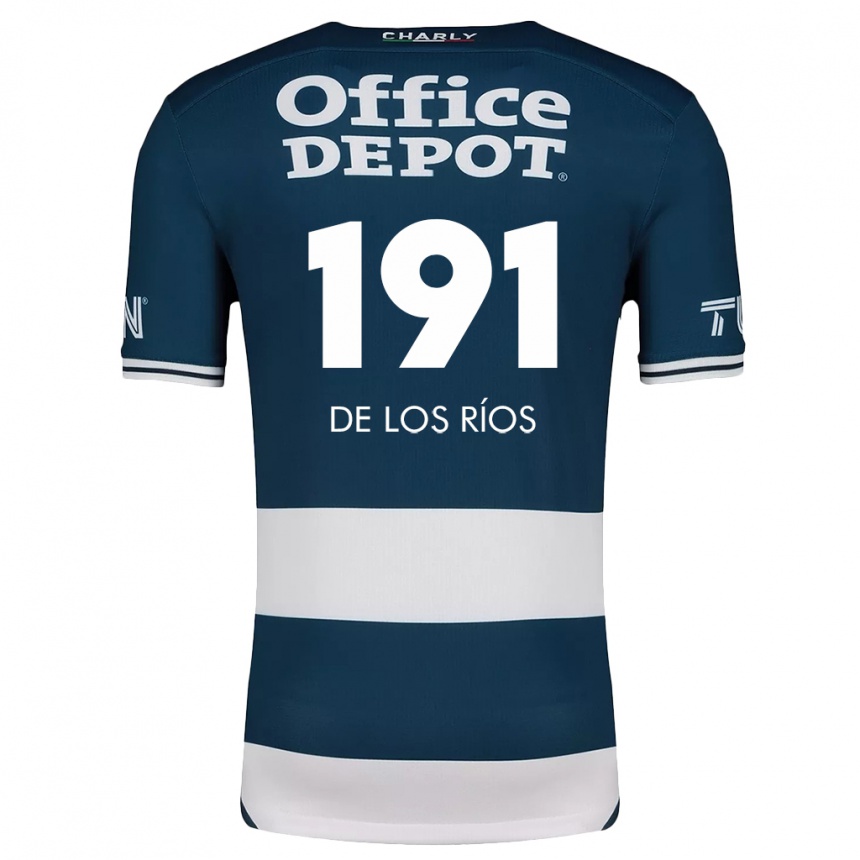 Kids Football Sergio De Los Ríos #191 Blue White Home Jersey 2024/25 T-Shirt