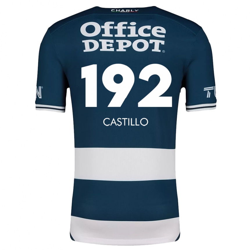 Kids Football José Castillo #192 Blue White Home Jersey 2024/25 T-Shirt