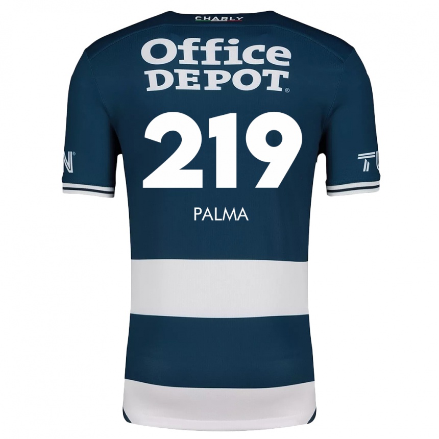 Kids Football Pablo Palma #219 Blue White Home Jersey 2024/25 T-Shirt