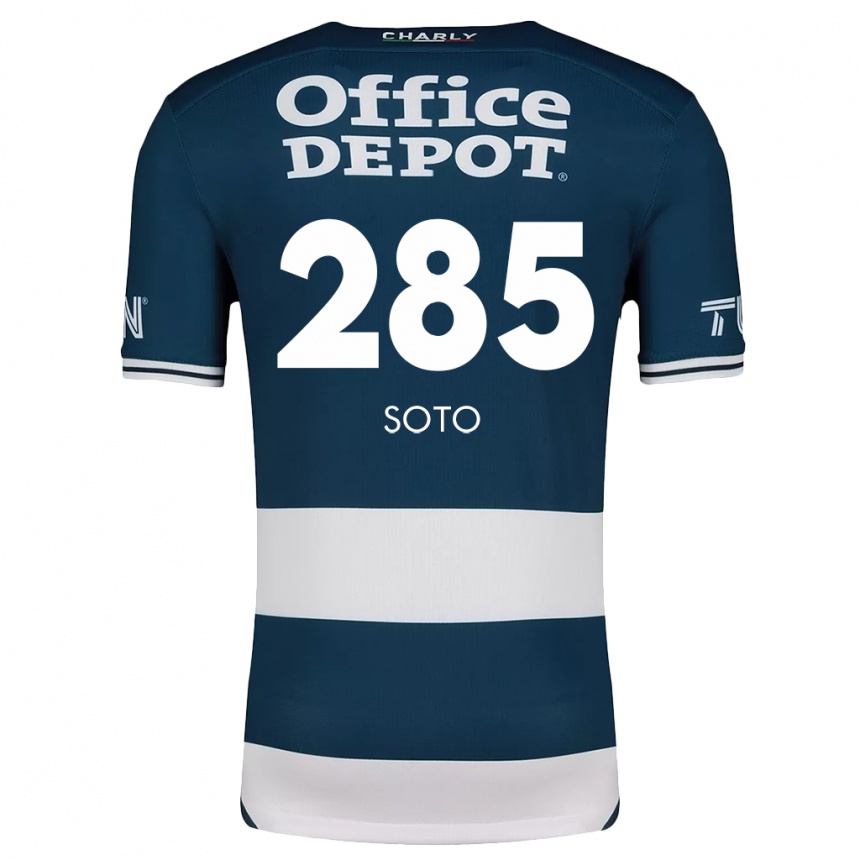 Kids Football Edwin Soto #285 Blue White Home Jersey 2024/25 T-Shirt