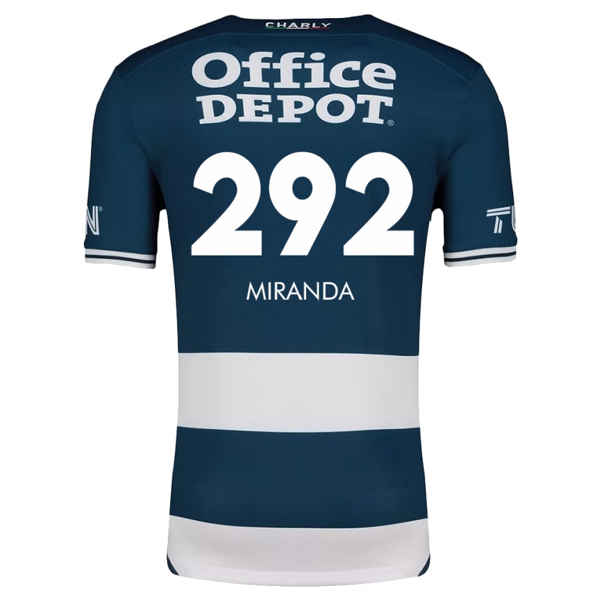 Kids Football Herbey Miranda #292 Blue White Home Jersey 2024/25 T-Shirt