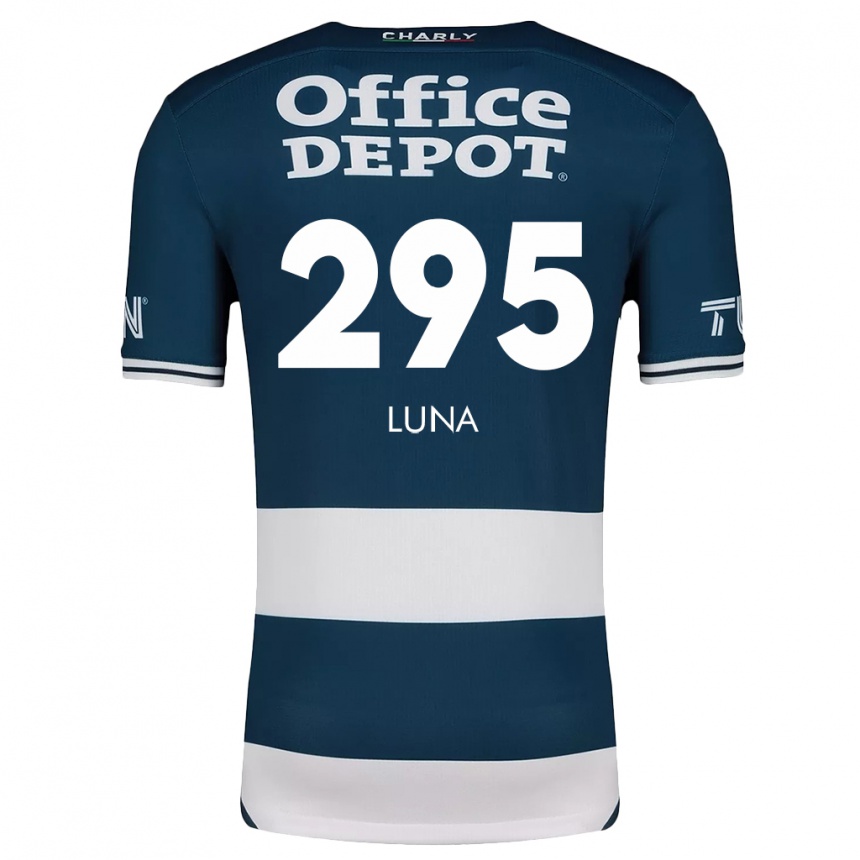 Kids Football Irving Luna #295 Blue White Home Jersey 2024/25 T-Shirt