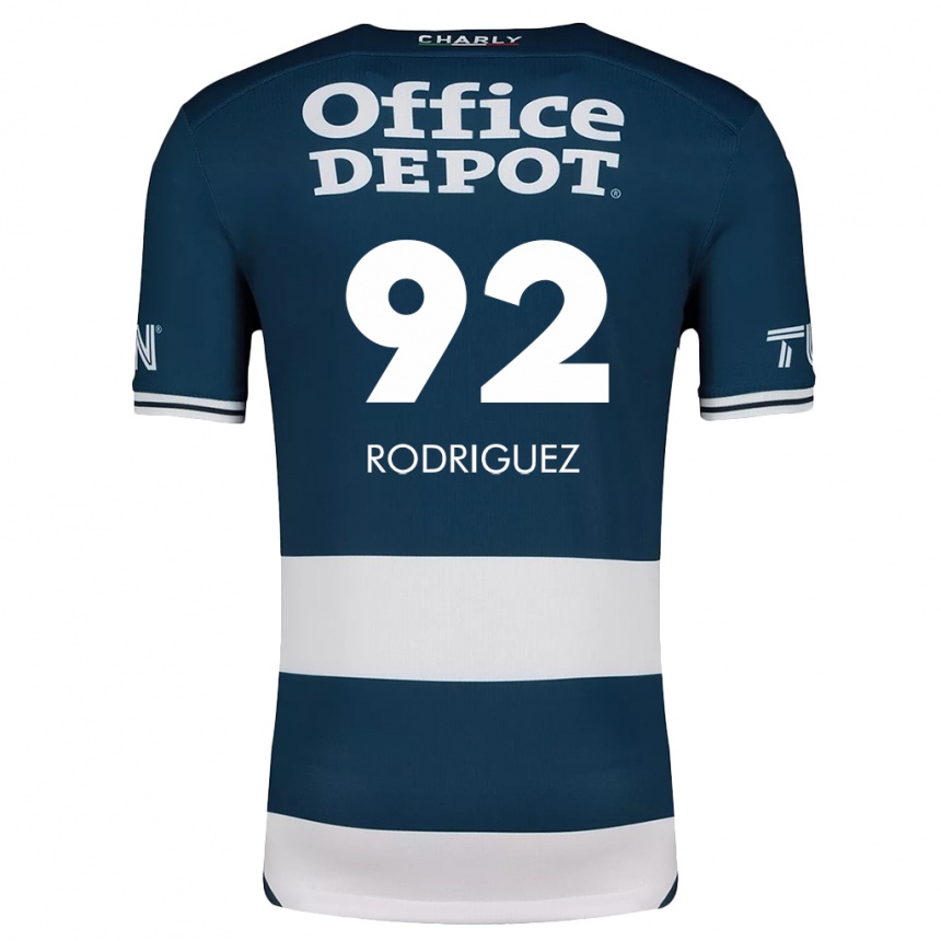 Kids Football Sergio Rodríguez #92 Blue White Home Jersey 2024/25 T-Shirt