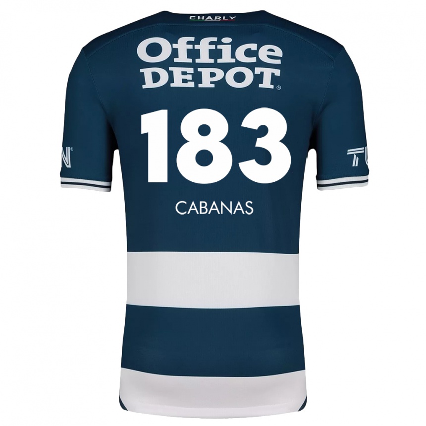 Kids Football Mauricio Cabañas #183 Blue White Home Jersey 2024/25 T-Shirt