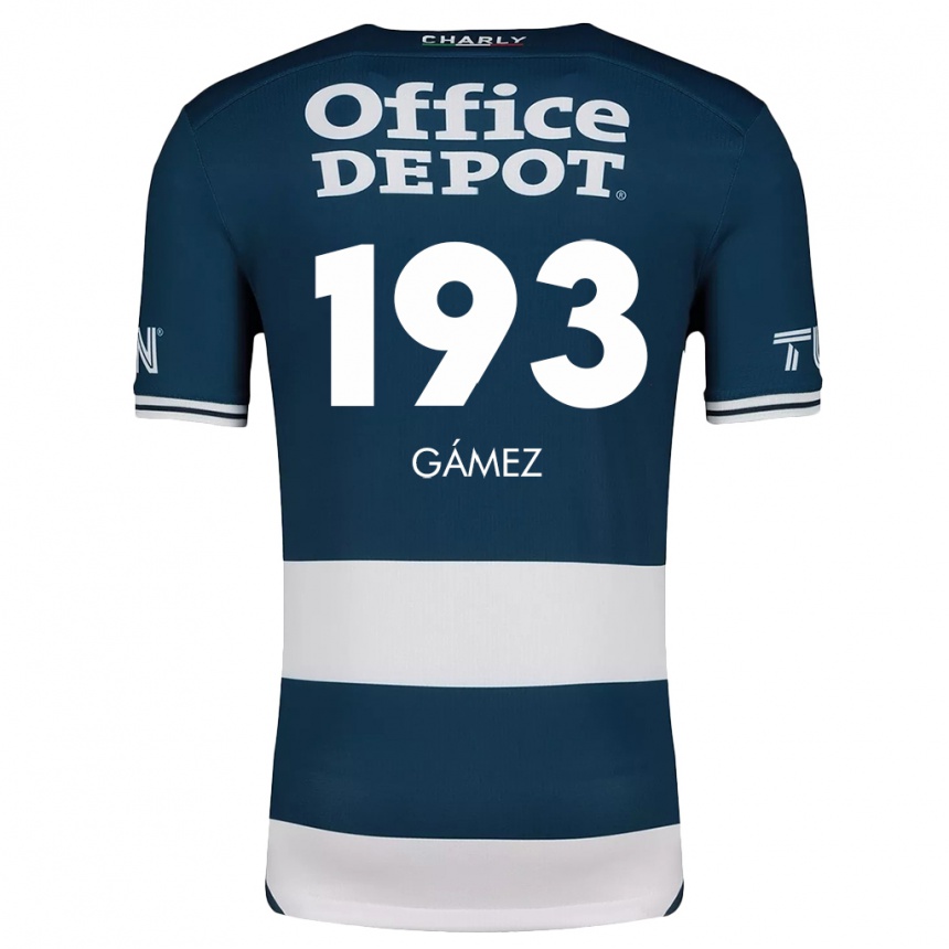 Kids Football Juan Gámez #193 Blue White Home Jersey 2024/25 T-Shirt