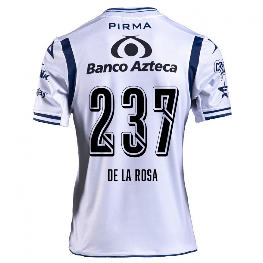 Kids Football Álvaro De La Rosa #237 White Navy Blue Home Jersey 2024/25 T-Shirt