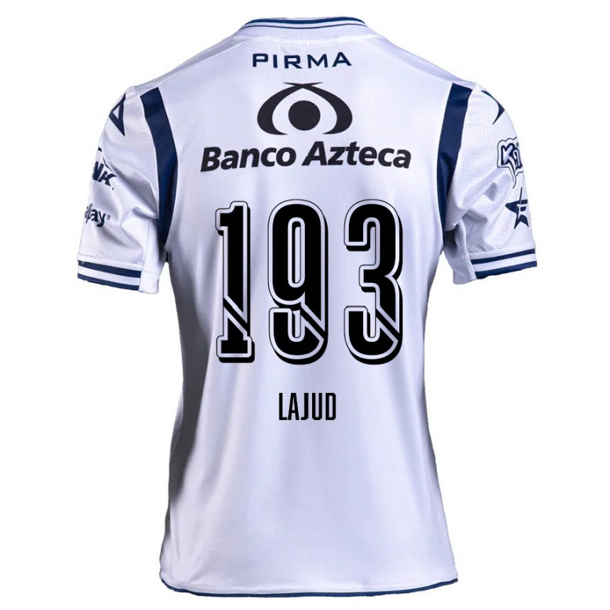 Kids Football Rodrigo Lajud #193 White Navy Blue Home Jersey 2024/25 T-Shirt