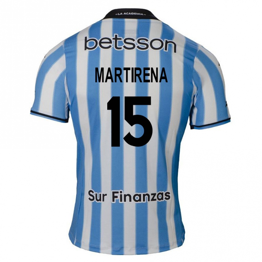 Kids Football Gastón Martirena #15 Blue White Black Home Jersey 2024/25 T-Shirt