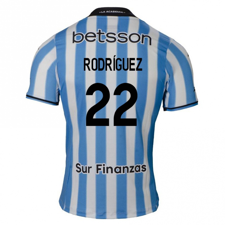 Kids Football Baltasar Rodríguez #22 Blue White Black Home Jersey 2024/25 T-Shirt