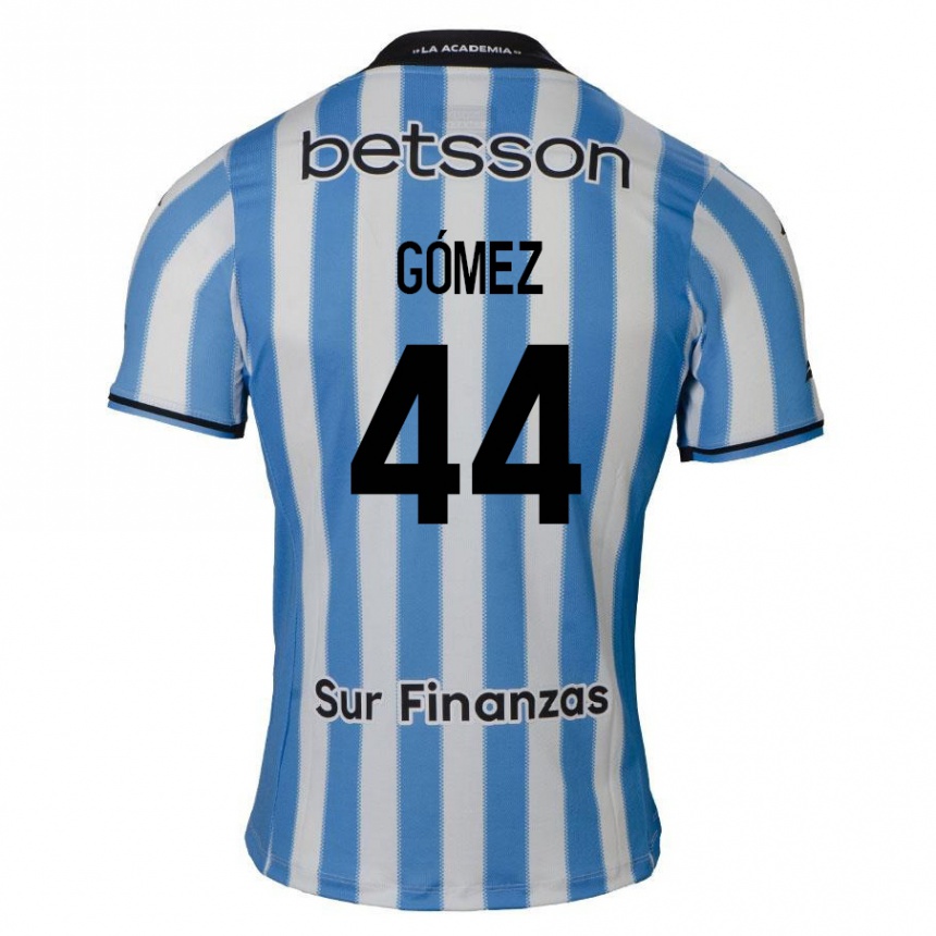 Kids Football Francisco Gómez #44 Blue White Black Home Jersey 2024/25 T-Shirt