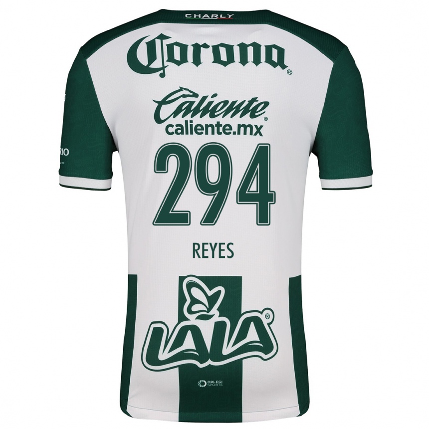 Kids Football Máximo Reyes #294 Green White Home Jersey 2024/25 T-Shirt