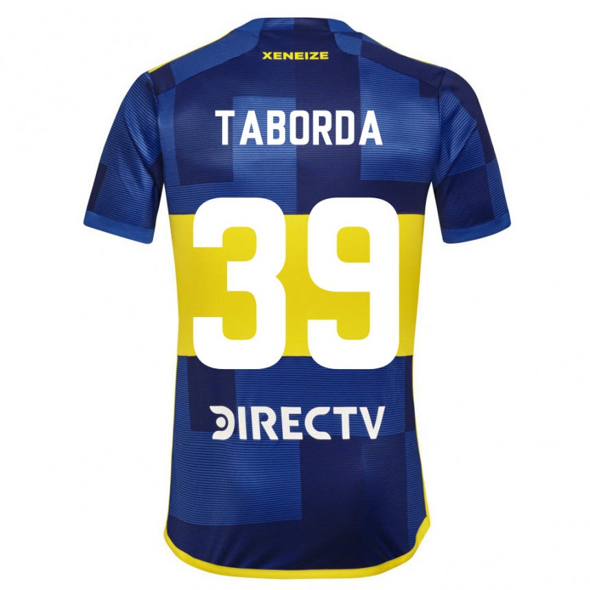 Kids Football Vicente Taborda #39 Blue Yellow Home Jersey 2024/25 T-Shirt