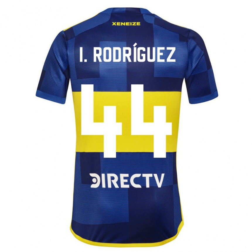 Kids Football Ignacio Rodríguez #44 Blue Yellow Home Jersey 2024/25 T-Shirt