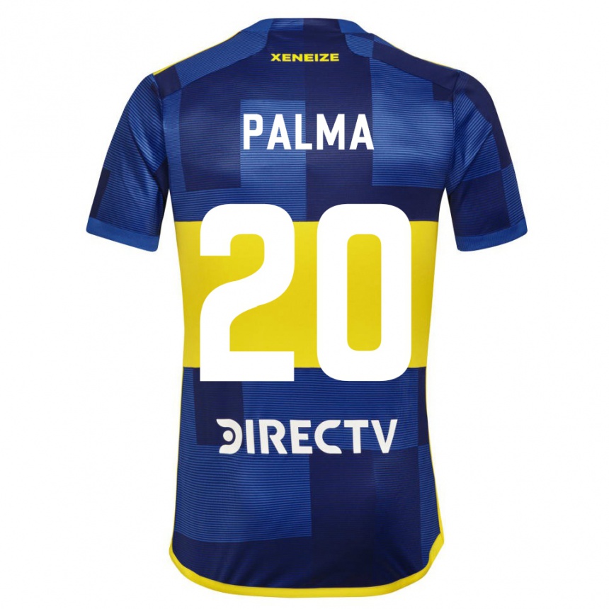 Kids Football Lucas Palma #20 Blue Yellow Home Jersey 2024/25 T-Shirt