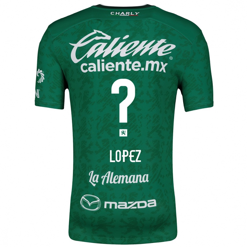 Kids Football Nicolás López #0 Green White Home Jersey 2024/25 T-Shirt