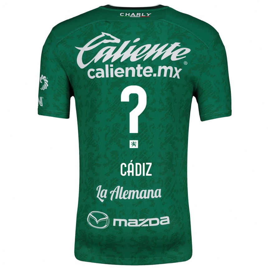 Kids Football Jhonder Cádiz #0 Green White Home Jersey 2024/25 T-Shirt