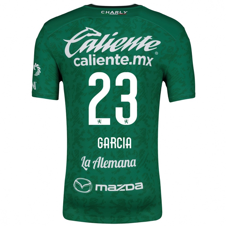 Kids Football Óscar García #23 Green White Home Jersey 2024/25 T-Shirt