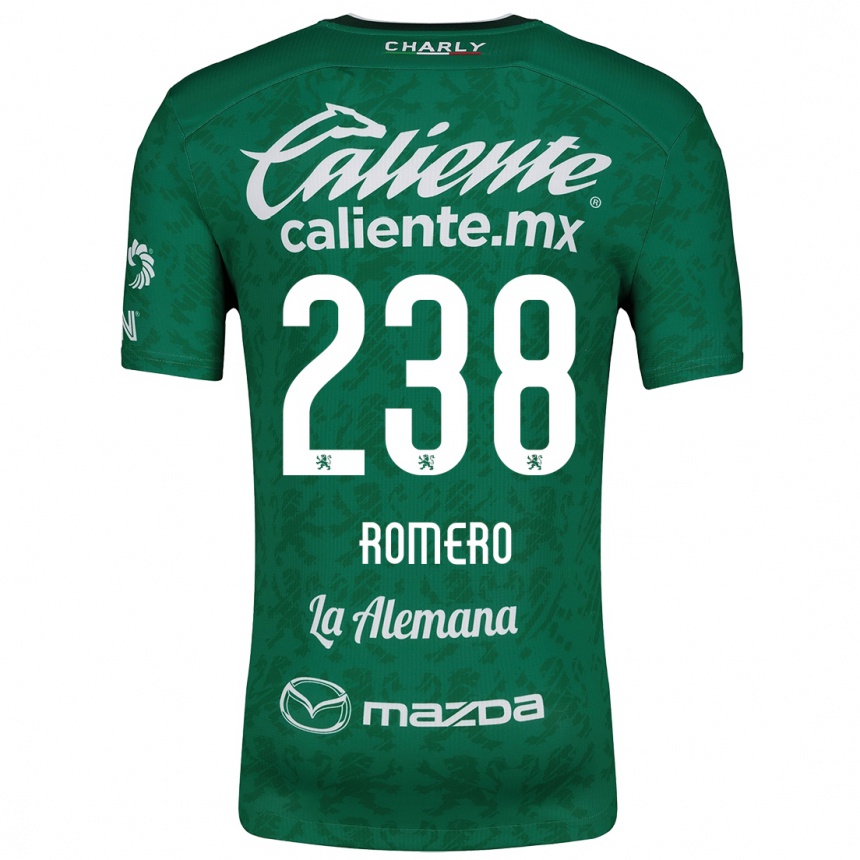 Kids Football Paulo Romero #238 Green White Home Jersey 2024/25 T-Shirt