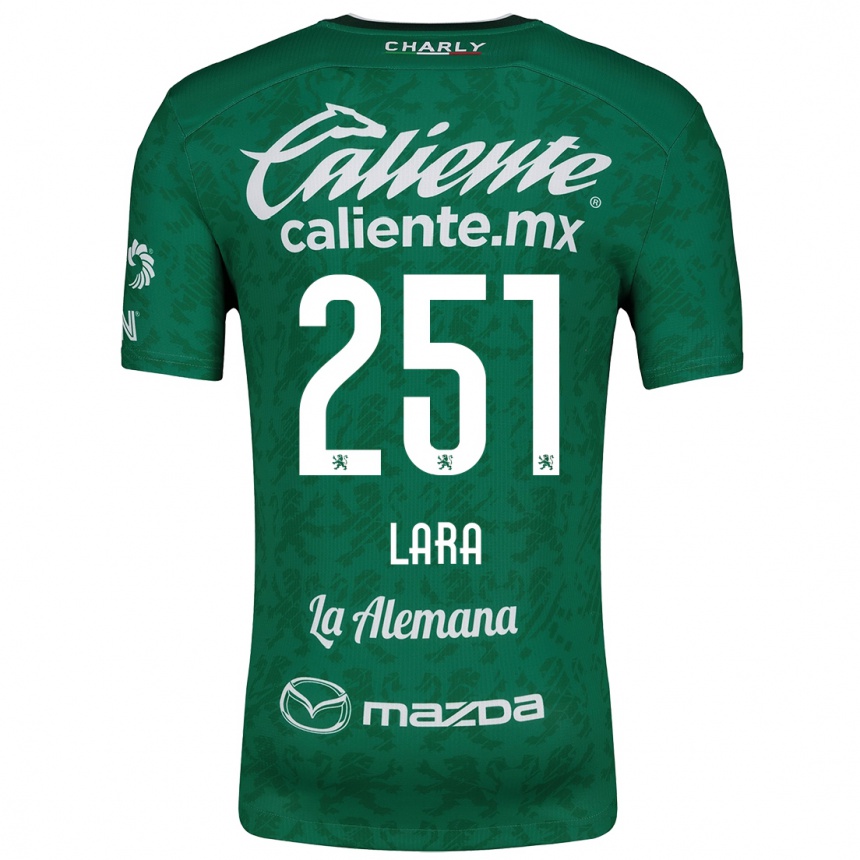 Kids Football Tristán Lara #251 Green White Home Jersey 2024/25 T-Shirt