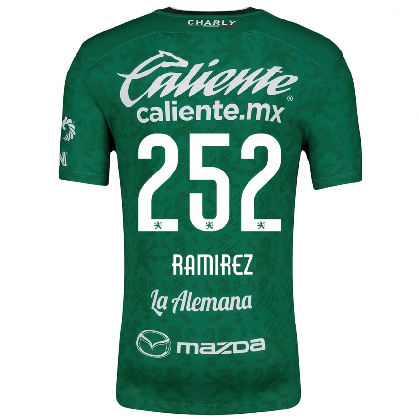 Kids Football Luis Ramírez #252 Green White Home Jersey 2024/25 T-Shirt