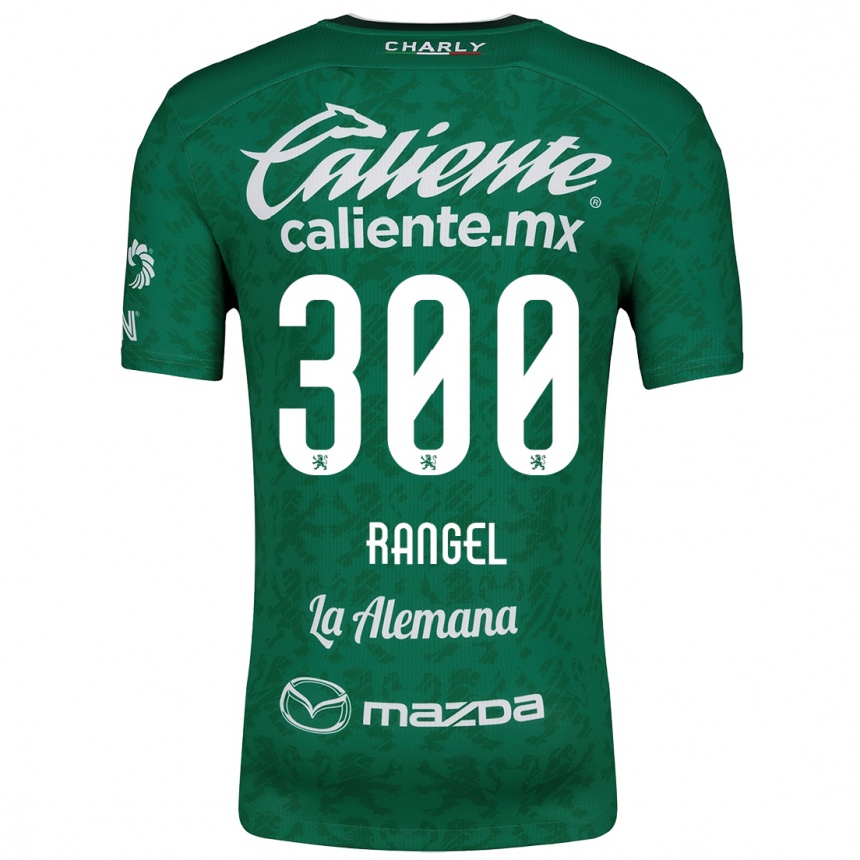 Kids Football Luis Rangel #300 Green White Home Jersey 2024/25 T-Shirt